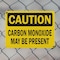 Signmission Carbon Monoxide May Be Present OSHA Caution Sign, Plastic, 10in W x 7in L, 2PK OS-2PACK-CS-P-710-L-19122 - alternate 2
